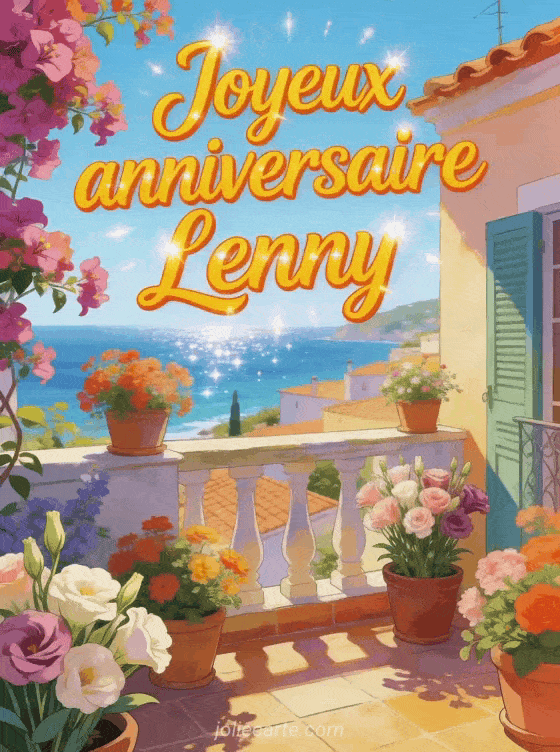Joyeux anniversaire Lenny - Joyeux anniversaire lenny gif anime