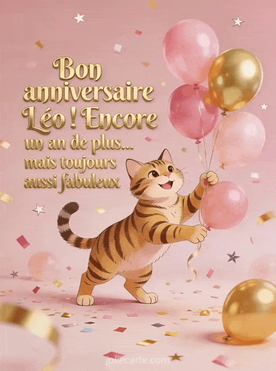 Joyeux anniversaire Leo - Bon anniversaire leo