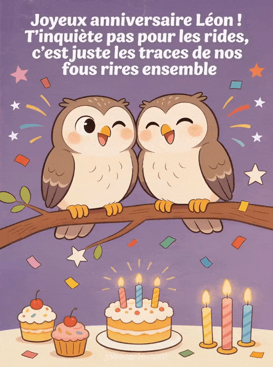 Joyeux anniversaire Léon - Joyeux anniversaire leon rigolo