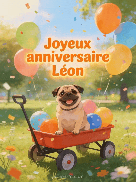 Joyeux anniversaire Léon - Joyeux anniversaire leon image