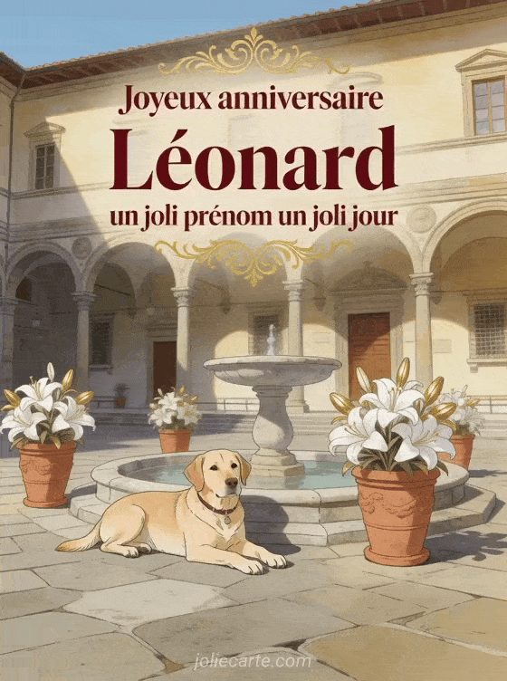 Joyeux anniversaire Léonard - Joyeux anniversaire leonard gif anime