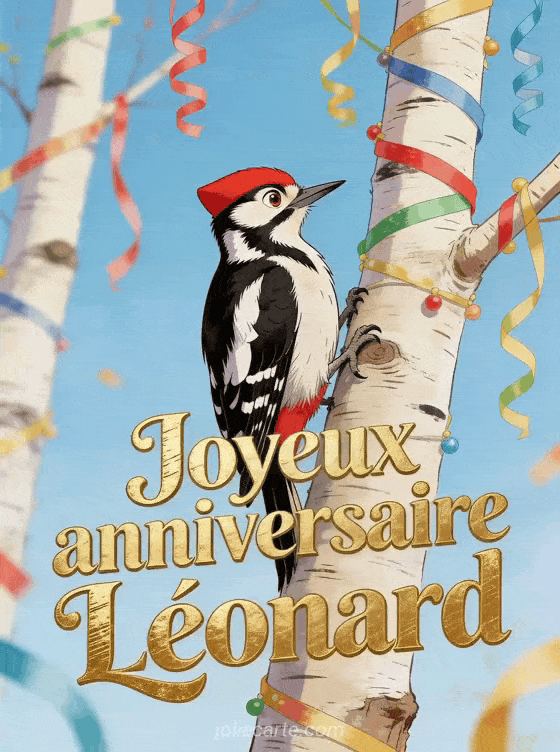 Joyeux anniversaire Léonard - Joyeux anniversaire leonard gif