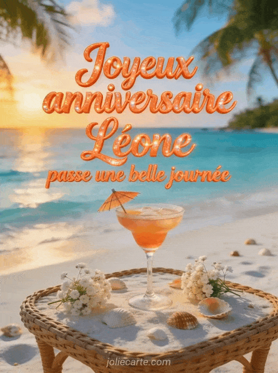 Joyeux anniversaire Léone - Joyeux anniversaire leone gros bisous