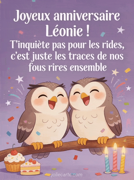 Joyeux anniversaire Léonie - Joyeux anniversaire leonie rigolo