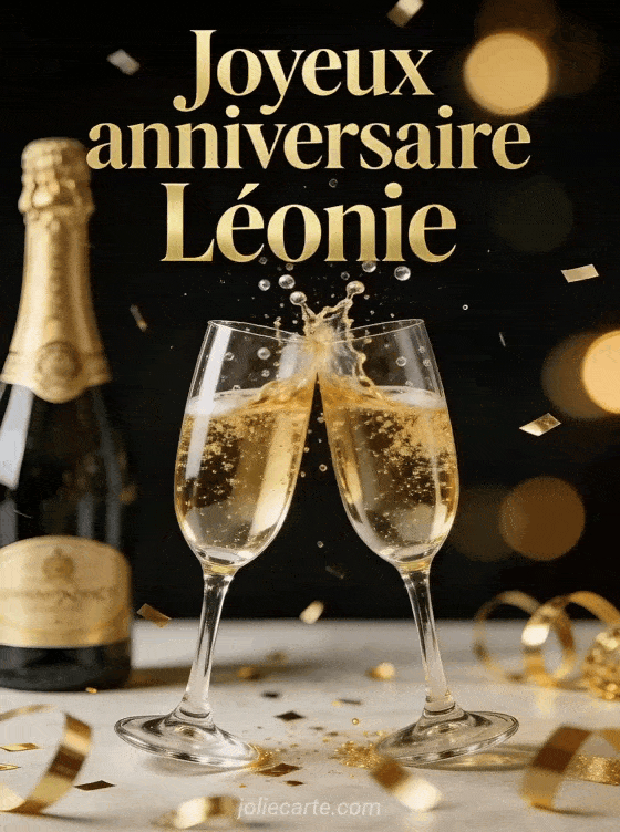 Joyeux anniversaire Leonie - Leonie champagne