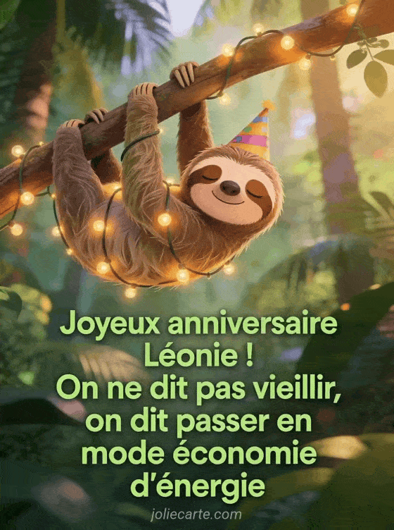 Joyeux anniversaire Leonie - Leonie humour