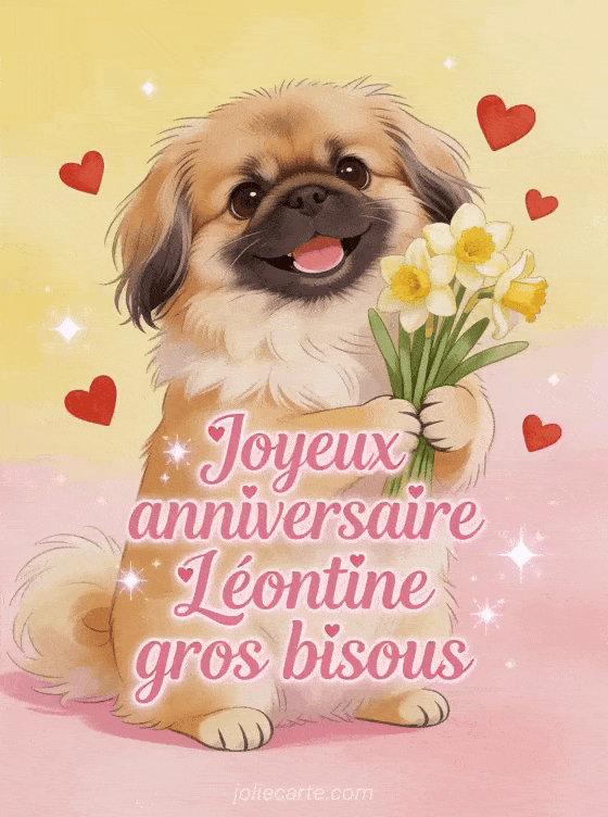 Joyeux anniversaire Léontine - Joyeux anniversaire leontine gros bisous