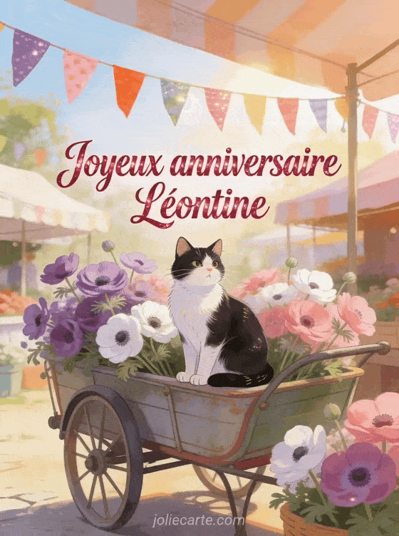 Joyeux anniversaire Léontine - Joyeux anniversaire leontine fleurs