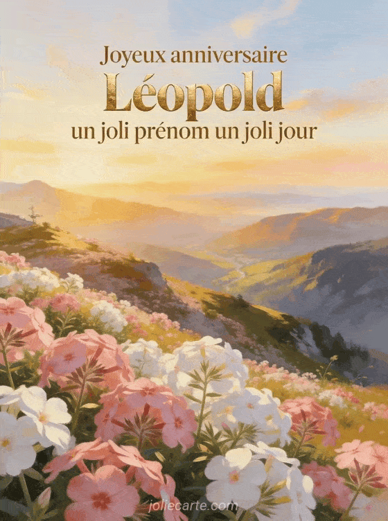 Joyeux anniversaire Léopold - Joyeux anniversaire leopold image