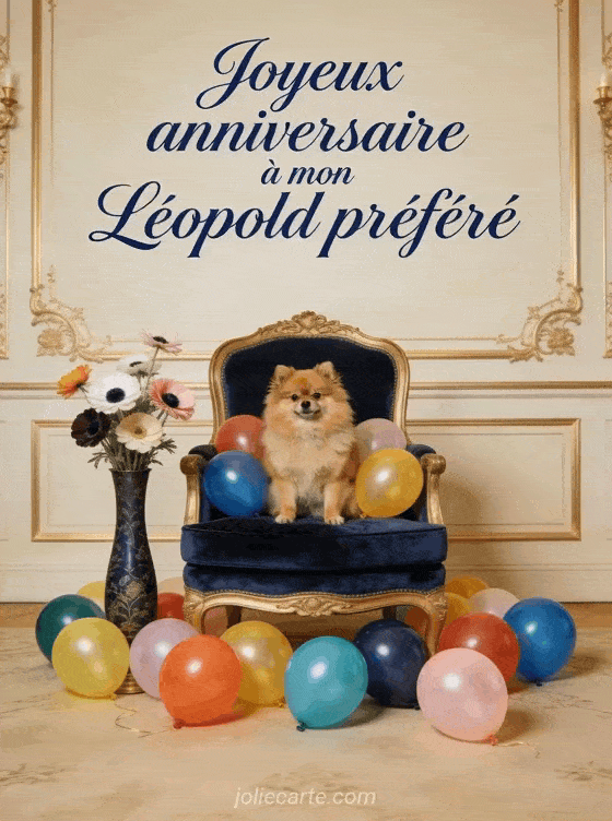 Joyeux anniversaire Léopold - Joyeux anniversaire leopold fleurs