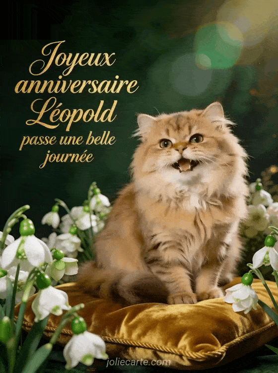 Joyeux anniversaire Léopold - Joyeux anniversaire leopold bisous