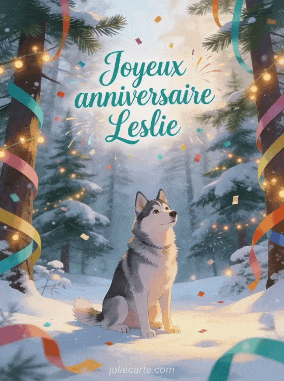 Joyeux anniversaire Leslie - Joyeux anniversaire leslie gif anime