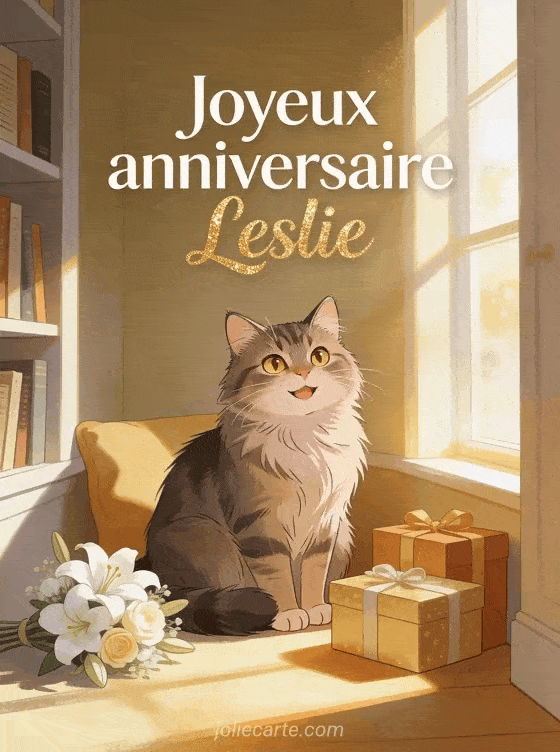 Joyeux anniversaire Leslie - Joyeux anniversaire leslie gif