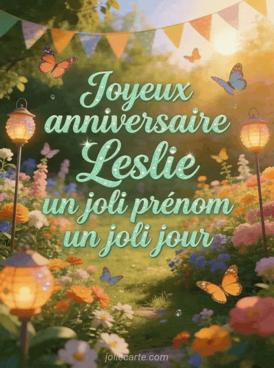Joyeux anniversaire Leslie - Joyeux anniversaire leslie fleurs