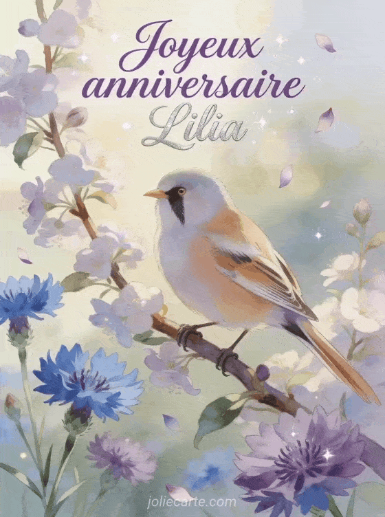 Joyeux anniversaire Lilia - Joyeux anniversaire lilia gif anime