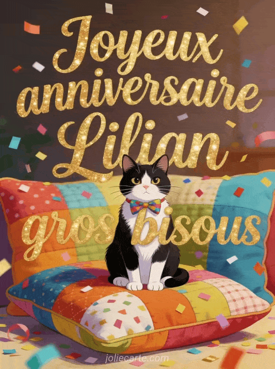 Joyeux anniversaire Lilian - Joyeux anniversaire lilian gros bisous