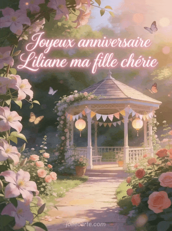 Joyeux anniversaire Liliane - Joyeux anniversaire liliane ma fille