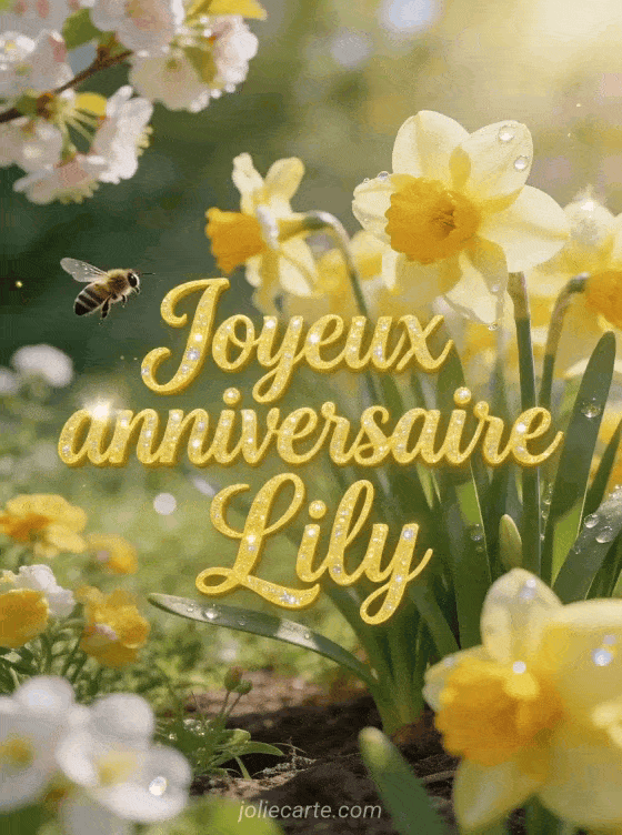 Joyeux anniversaire Lily - Joyeux anniversaire lily image