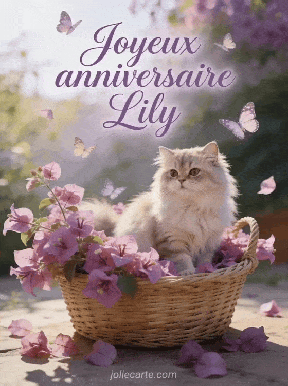 Joyeux anniversaire Lily - Joyeux anniversaire lily gif
