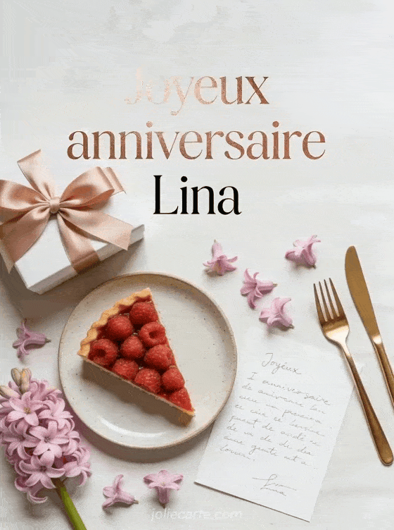 Joyeux anniversaire Lina - Joyeux anniversaire lina femme