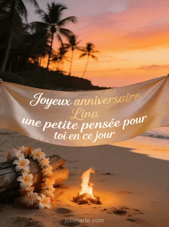 Joyeux anniversaire Lina - Joyeux anniversaire lina gif anime