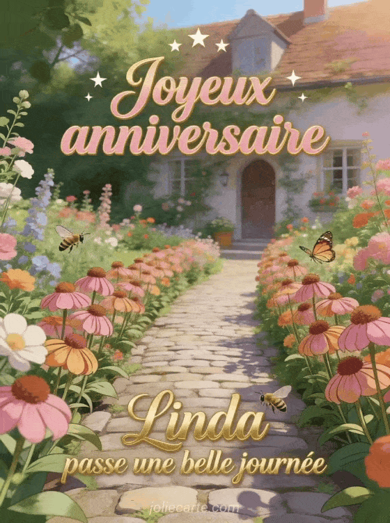 Joyeux anniversaire Linda - Joyeux anniversaire linda gros bisous