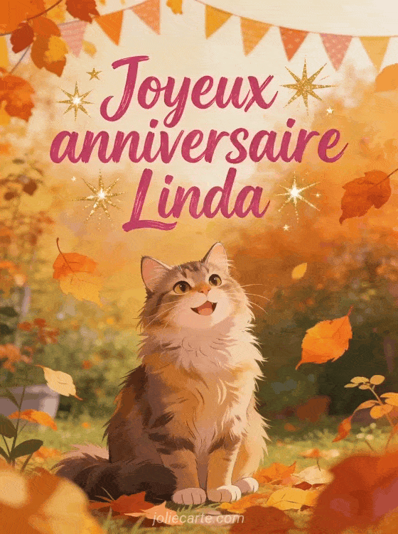 Joyeux anniversaire Linda - Carte joyeux anniversaire linda