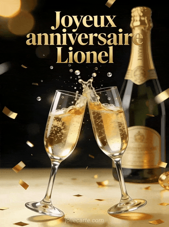 Joyeux anniversaire Lionel - Joyeux anniversaire lionel champagne