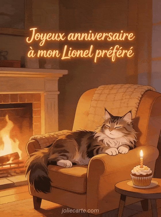 Joyeux anniversaire Lionel - Joyeux anniversaire lionel chat
