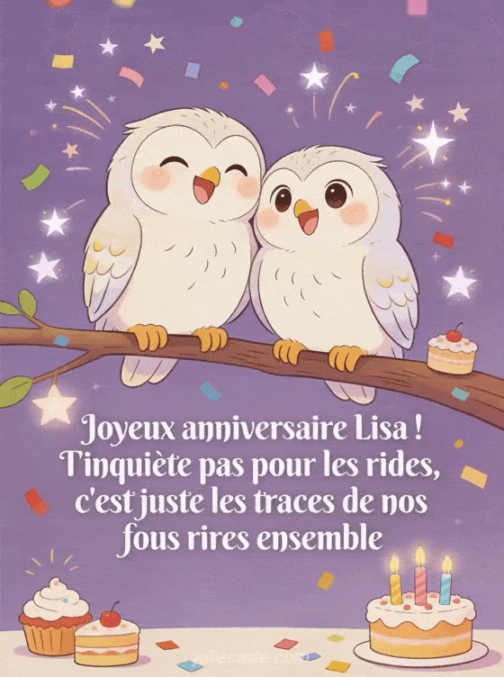 Joyeux anniversaire Lisa - Lisa rigolo