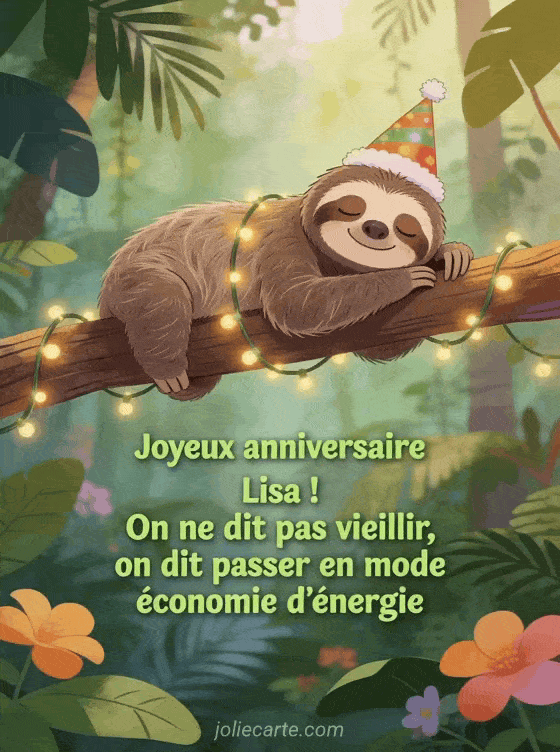 Joyeux anniversaire Lisa - Lisa humour