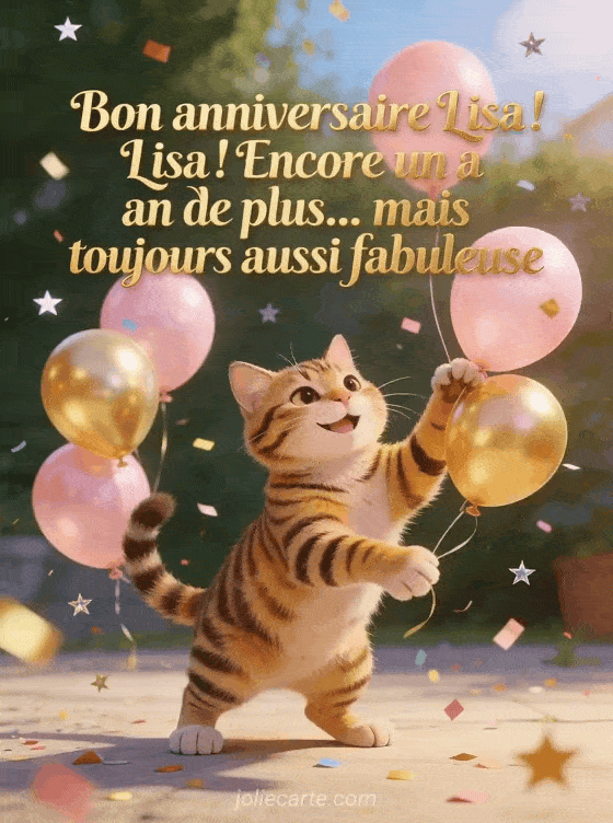 Joyeux anniversaire Lisa - Bon anniversaire lisa