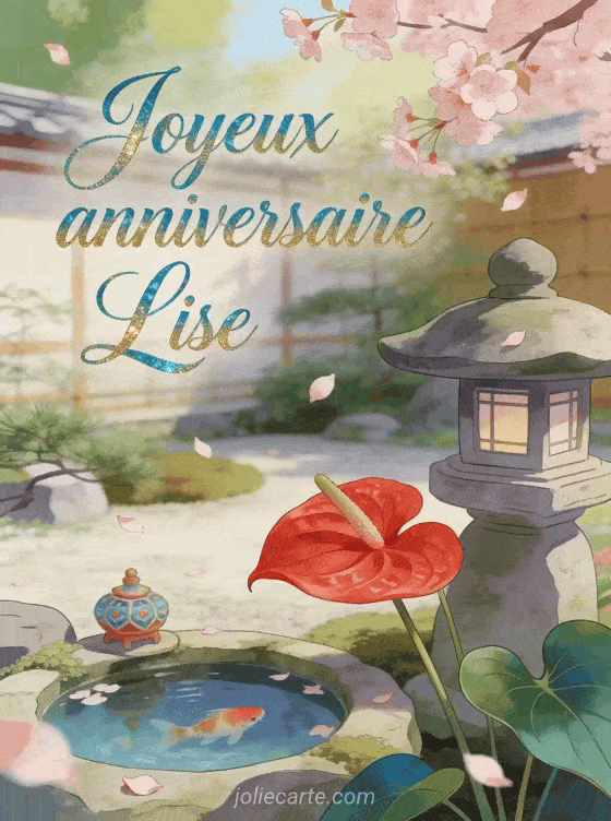 Joyeux anniversaire Lise - Joyeux anniversaire lise gif anime