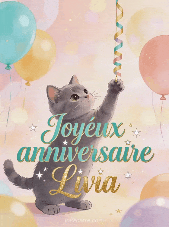 Joyeux anniversaire Livia - Joyeux anniversaire livia image
