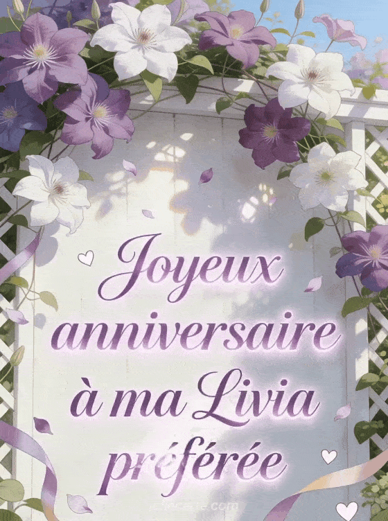 Joyeux anniversaire Livia - Joyeux anniversaire livia gif anime