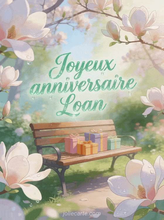 Joyeux anniversaire Loan - Joyeux anniversaire loan fleurs