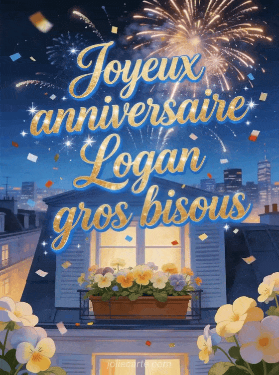 Joyeux anniversaire Logan - Joyeux anniversaire logan gros bisous