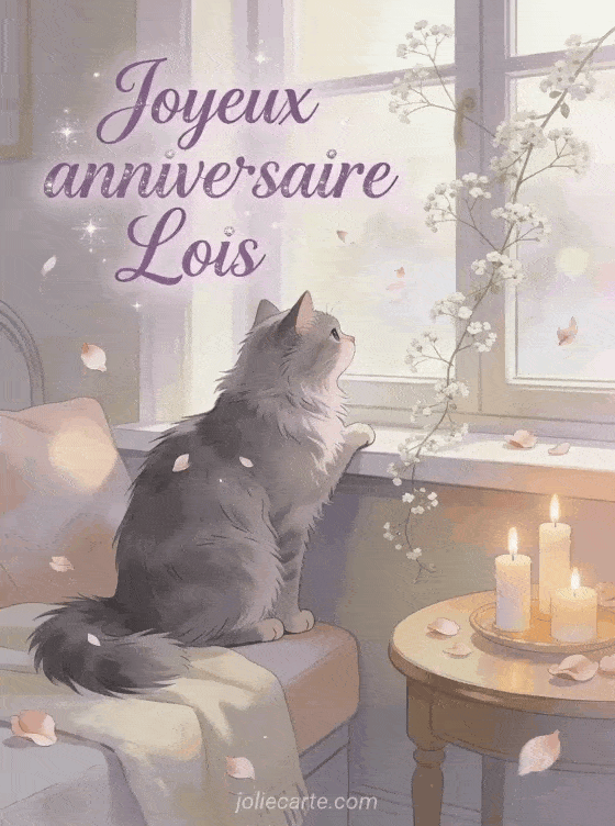 Joyeux anniversaire Lois - Carte joyeux anniversaire lois gratuite