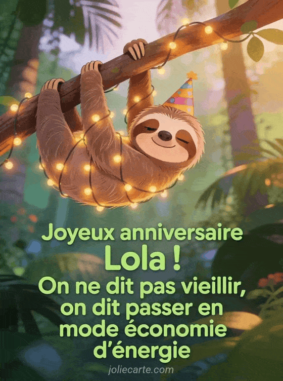 Joyeux anniversaire Lola - Lola humour