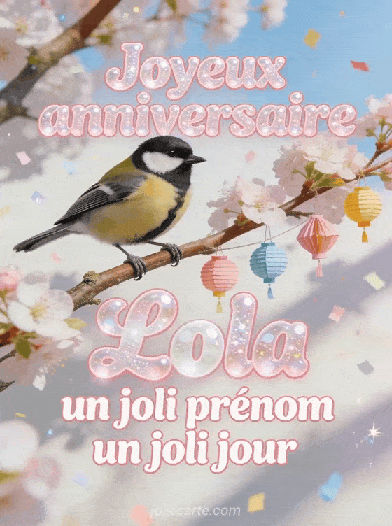 Joyeux anniversaire Lola - Joyeux anniversaire lola image