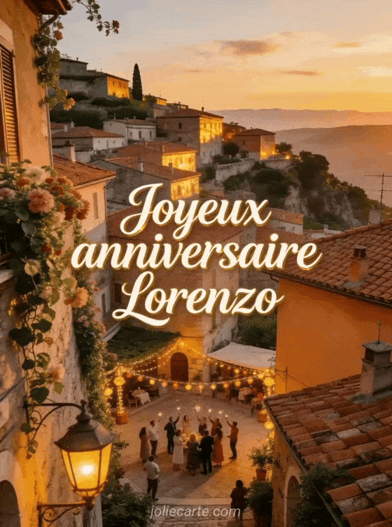 Joyeux anniversaire Lorenzo - Joyeux anniversaire lorenzo gif anime