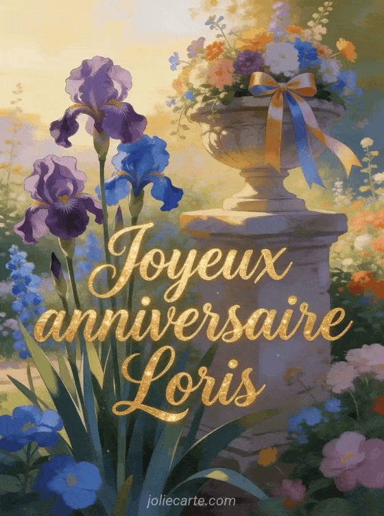 Joyeux anniversaire Loris - Joyeux anniversaire loris fleurs