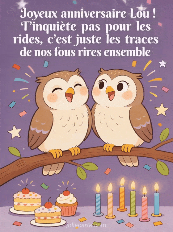 Joyeux anniversaire Lou - Joyeux anniversaire lou rigolo