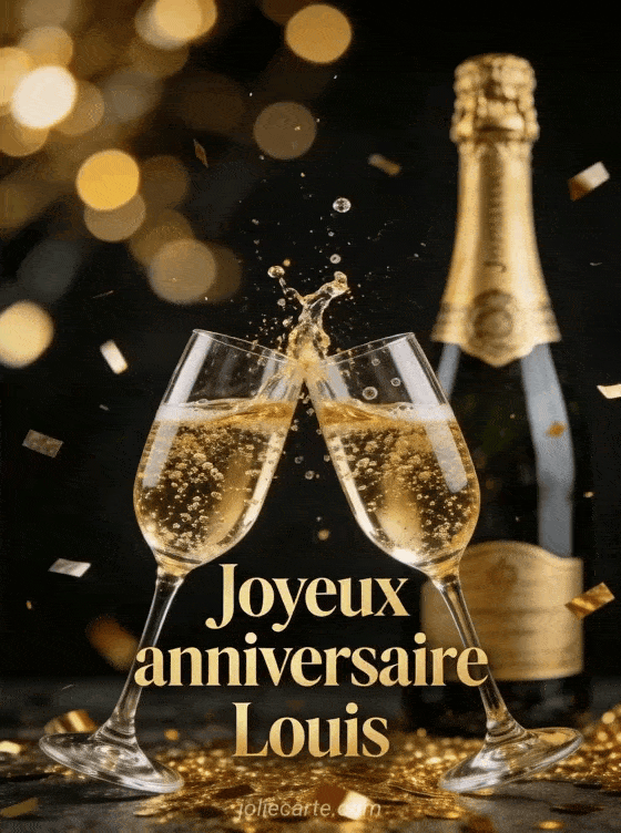 Joyeux anniversaire Louis - Joyeux anniversaire louis champagne