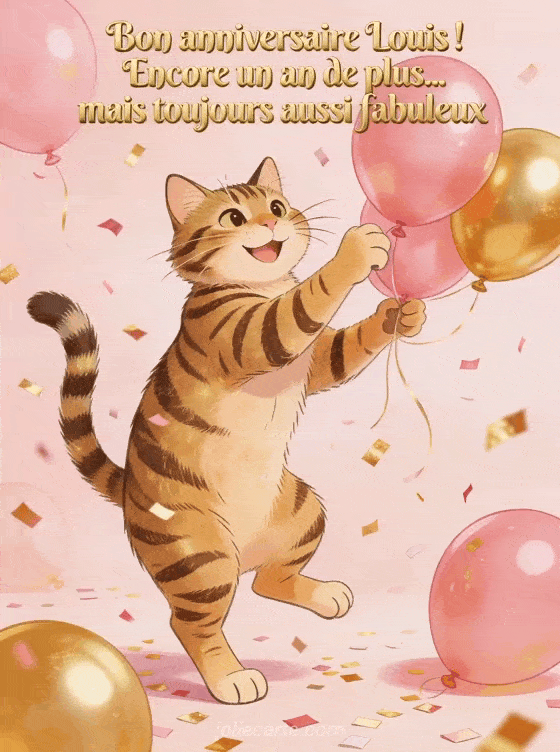 Joyeux anniversaire Louis - Bon anniversaire louis