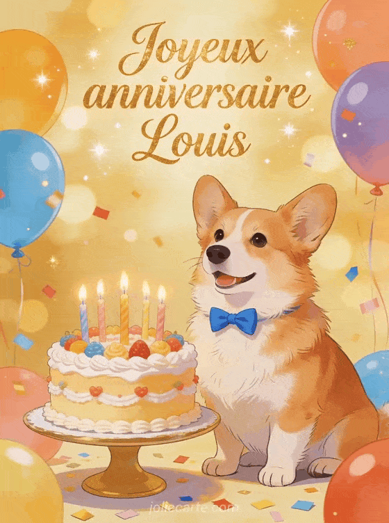 Joyeux anniversaire Louis - Joyeux anniversaire louis image