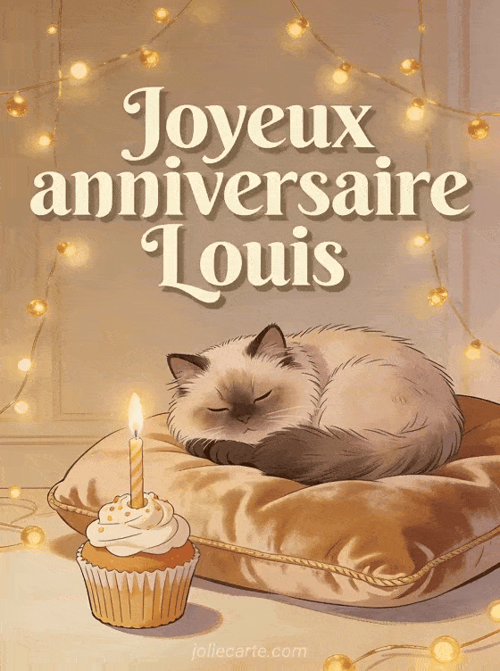 Joyeux anniversaire Louis - Carte joyeux anniversaire louis