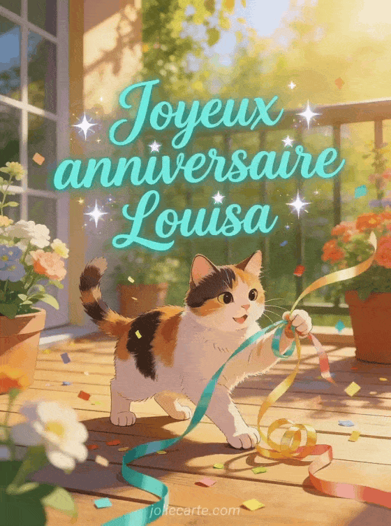 Joyeux anniversaire Louisa - Joyeux anniversaire louisa gif