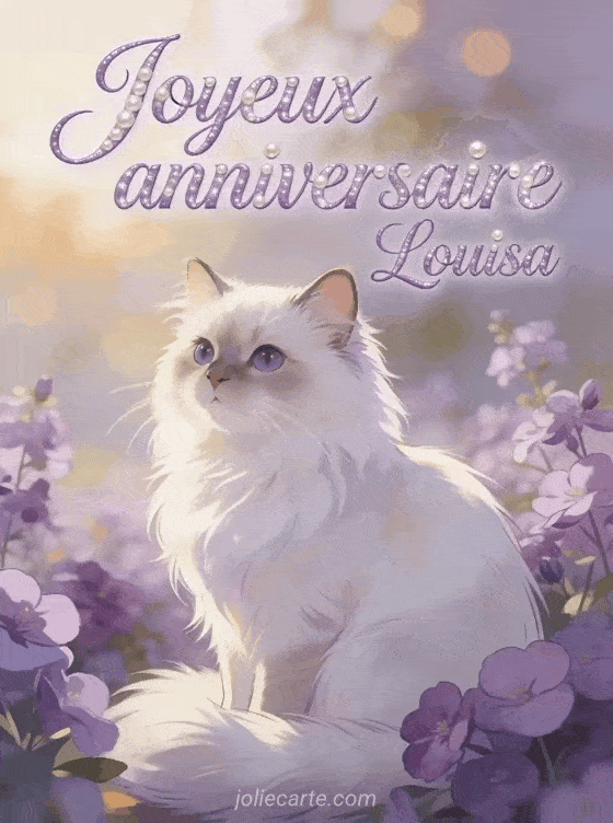 Joyeux anniversaire Louisa - Carte joyeux anniversaire louisa gratuite