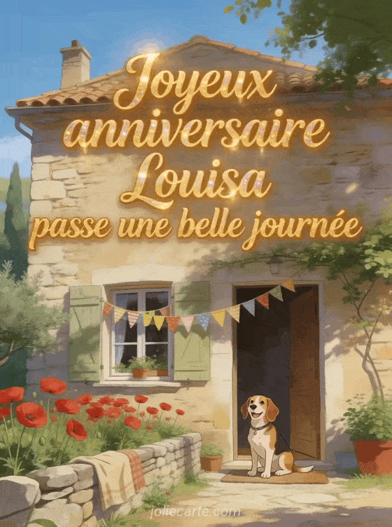 Joyeux anniversaire Louisa - Joyeux anniversaire louisa bisous